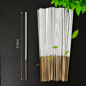 Incenso natural de sálvia branca em varetas aromáticas com 50 unidades para aromaterapia, meditação e relaxamento.
