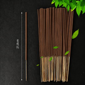Incenso artesanal aroma de café em varetas aromáticas com 50 unidades para aromaterapia, meditação e relaxamento.