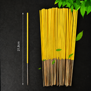 Incenso natural de jasmim em varetas aromáticas com 50 unidades para aromaterapia, meditação e relaxamento.